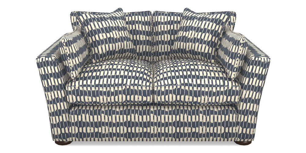 Product photograph of Aldeburgh Sofa Bed 2 5 Seater Sofa Bed In V A Brompton Collection - Ikat - Midnight Blue from Sofas and Stuff Limited