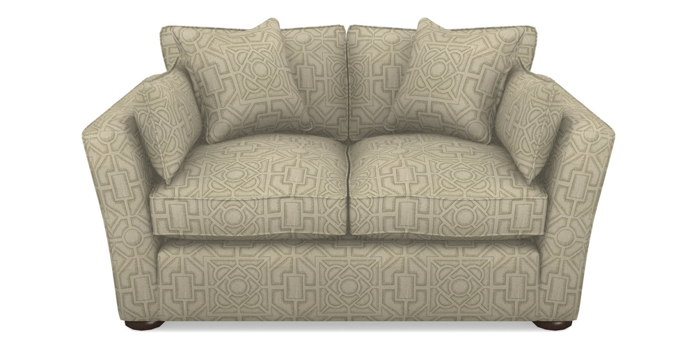 Product photograph of Aldeburgh Sofa Bed 2 5 Seater Sofa Bed In Rhs Collection - Large Knot Garden Linen - Pistachio from Sofas and Stuff Limited