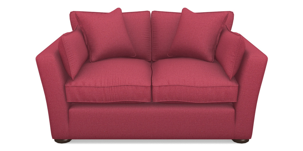 Product photograph of Aldeburgh Sofa Bed 2 5 Seater Sofa Bed In Plain Linen Cotton - Raspberry Jam from Sofas and Stuff Limited