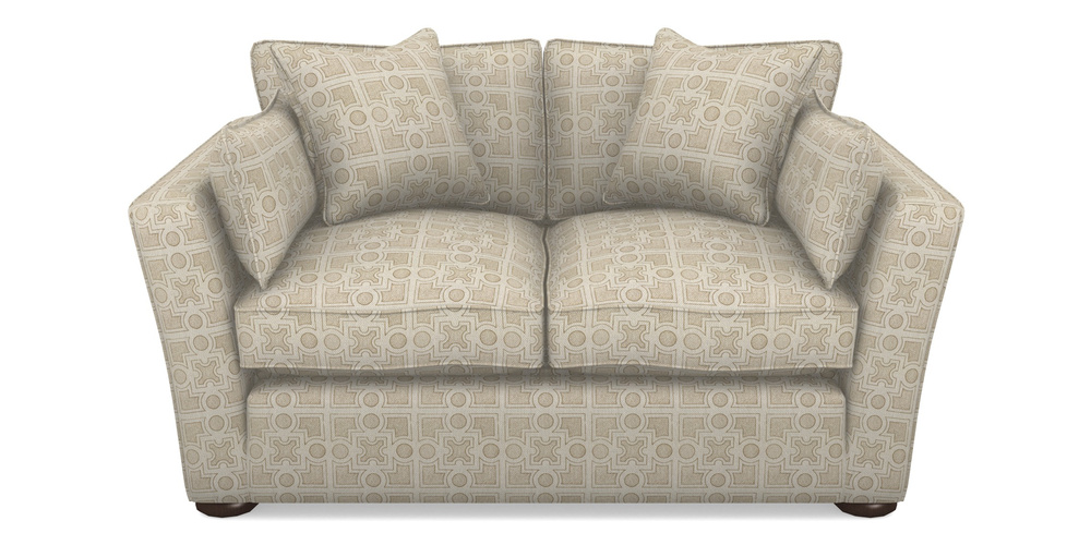 Product photograph of Aldeburgh Sofa Bed 2 5 Seater Sofa Bed In Rhs Collection - Small Knot Garden Cotton Weave - Gold from Sofas and Stuff Limited