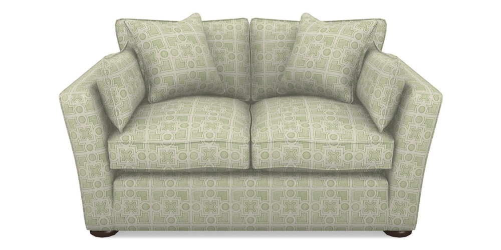 Product photograph of Aldeburgh Sofa Bed 2 5 Seater Sofa Bed In Rhs Collection - Small Knot Garden Cotton Weave - Green from Sofas and Stuff Limited