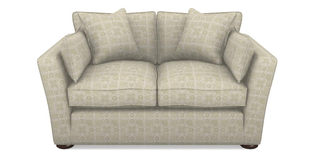 Product photograph of Aldeburgh Sofa Bed 2 5 Seater Sofa Bed In Rhs Collection - Small Knot Garden Cotton Weave - Olive from Sofas and Stuff Limited