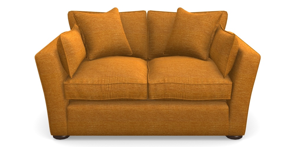 Product photograph of Aldeburgh Sofa Bed 2 5 Seater Sofa Bed In Textured Velvet - Turmeric from Sofas and Stuff Limited