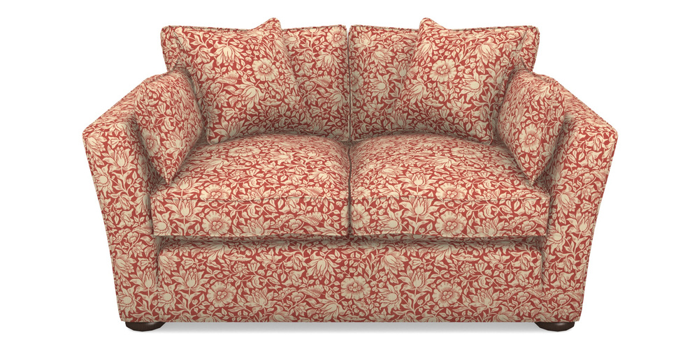 Product photograph of Aldeburgh Sofa Bed 2 5 Seater Sofa Bed In William Morris Collection - Mallow - Madder from Sofas and Stuff Limited