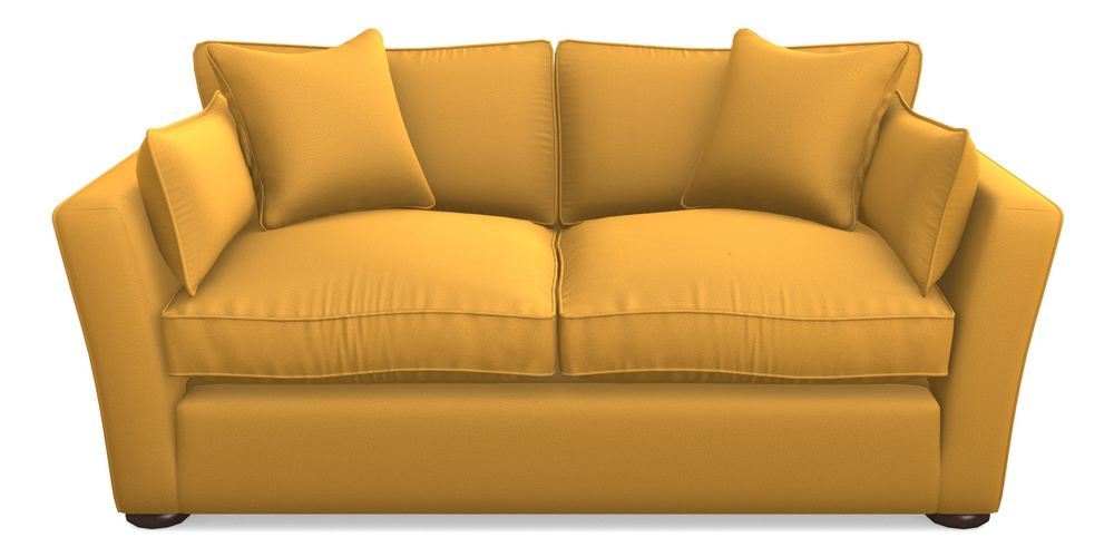 Product photograph of Aldeburgh Sofa Bed 3 Seater Sofa Bed In Clever Glossy Velvet - Fools Gold from Sofas and Stuff Limited