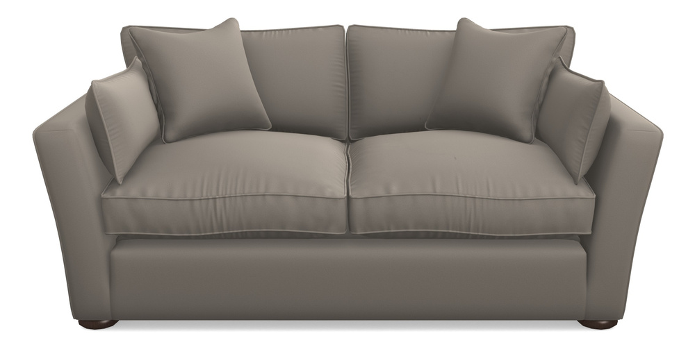 Product photograph of Aldeburgh Sofa Bed 3 Seater Sofa Bed In Clever Glossy Velvet - Mole from Sofas and Stuff Limited