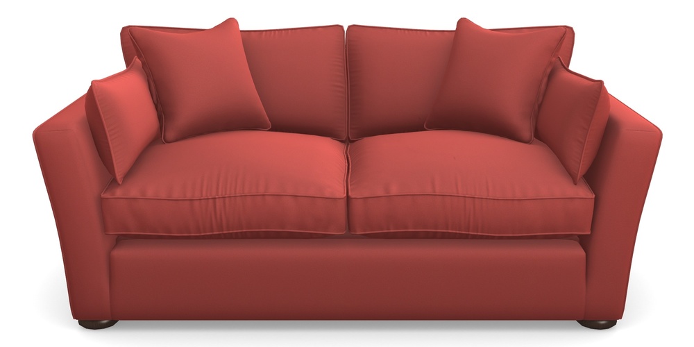 Product photograph of Aldeburgh Sofa Bed 3 Seater Sofa Bed In Clever Glossy Velvet - Scorched Earth from Sofas and Stuff Limited