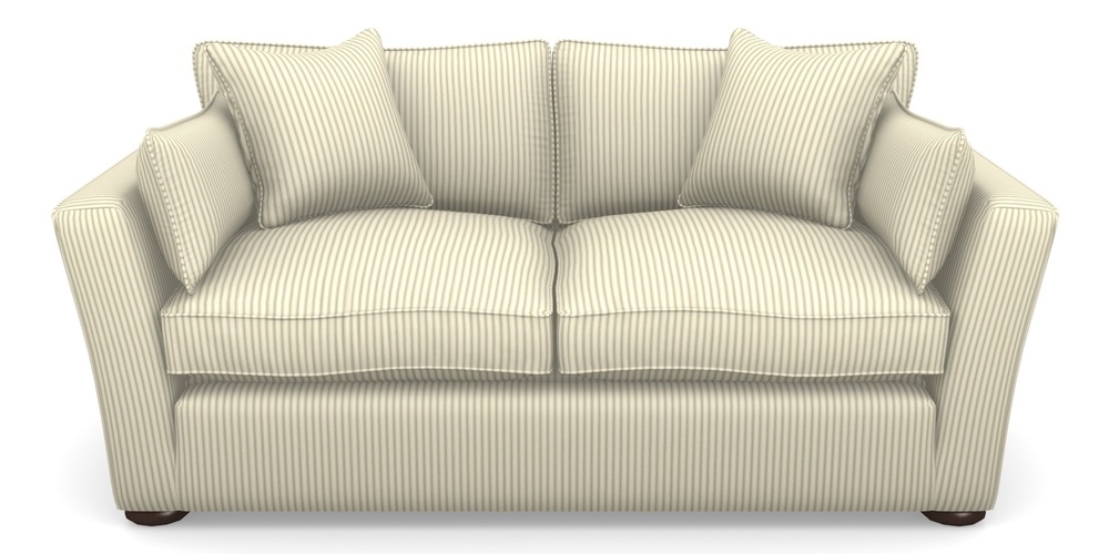 Product photograph of Aldeburgh Sofa Bed 3 Seater Sofa Bed In Cotton Stripe - Sage from Sofas and Stuff Limited