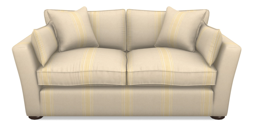 Product photograph of Aldeburgh Sofa Bed 3 Seater Sofa Bed In Cloth 22 - Racing Stripes Cheltenham - Lemon from Sofas and Stuff Limited