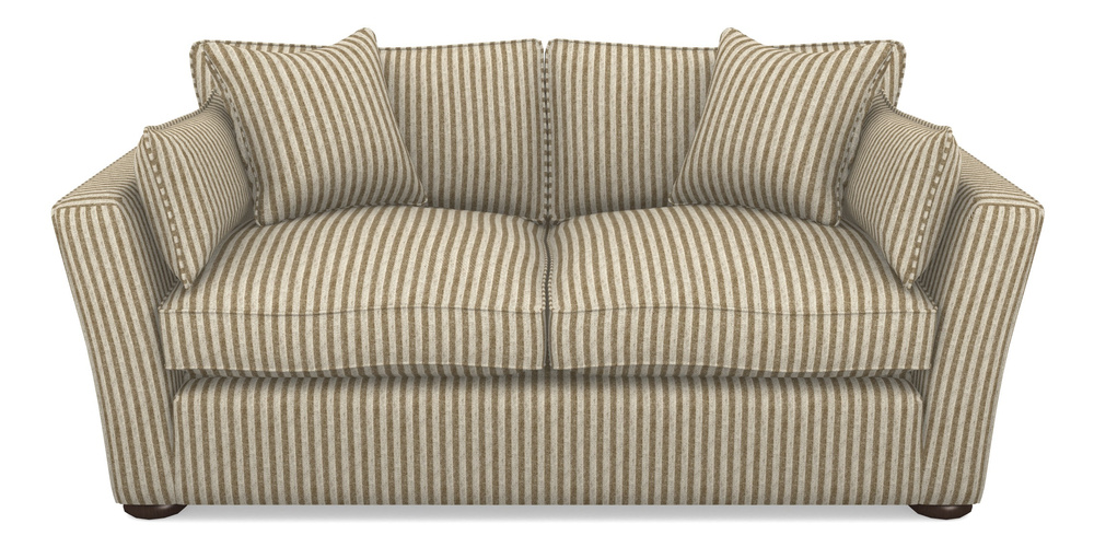 Product photograph of Aldeburgh Sofa Bed 3 Seater Sofa Bed In Cloth 22 - Pinstripe - Fallen Leaf from Sofas and Stuff Limited