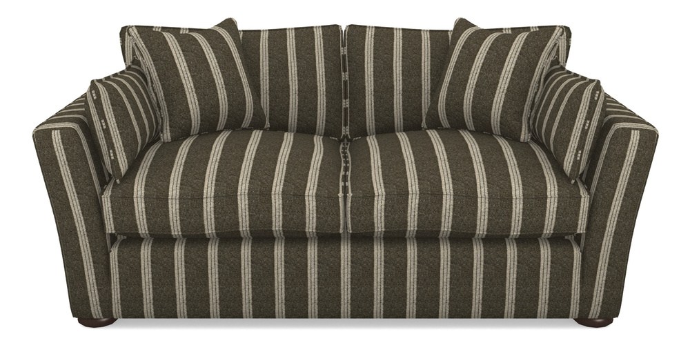 Product photograph of Aldeburgh Sofa Bed 3 Seater Sofa Bed In Cloth 20 - Design 2 - Olive Stripe from Sofas and Stuff Limited