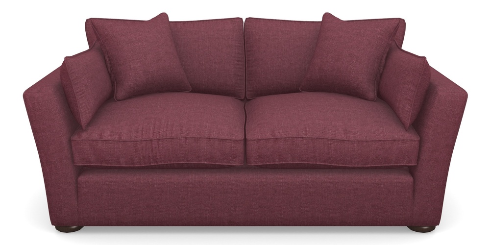 Product photograph of Aldeburgh Sofa Bed 3 Seater Sofa Bed In Easy Clean Plain - Chianti from Sofas and Stuff Limited
