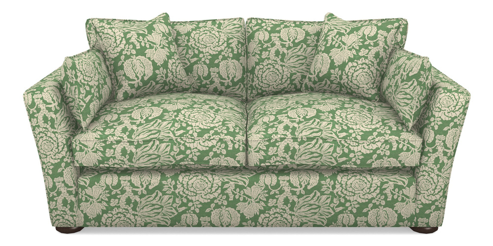 Product photograph of Aldeburgh Sofa Bed 3 Seater Sofa Bed In V A Brompton Collection - Flowering Kale - Basil from Sofas and Stuff Limited