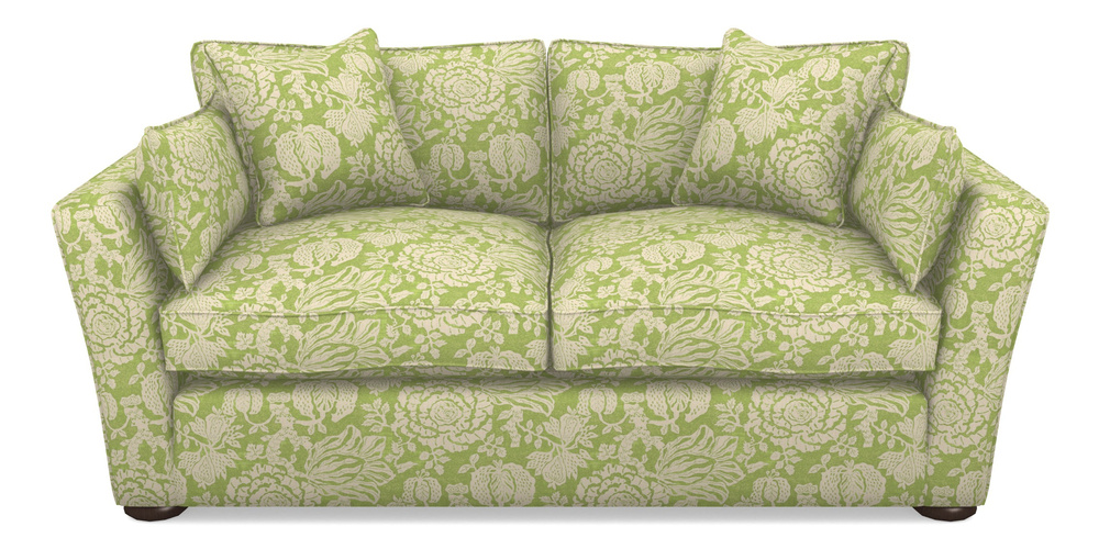 Product photograph of Aldeburgh Sofa Bed 3 Seater Sofa Bed In V A Brompton Collection - Flowering Kale - Lime from Sofas and Stuff Limited