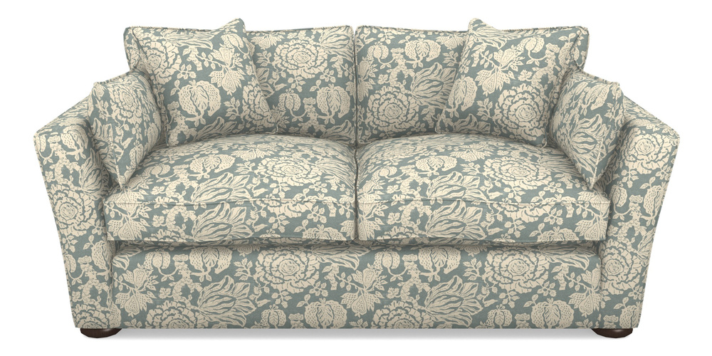 Product photograph of Aldeburgh Sofa Bed 3 Seater Sofa Bed In V A Brompton Collection - Flowering Kale - Pebble from Sofas and Stuff Limited