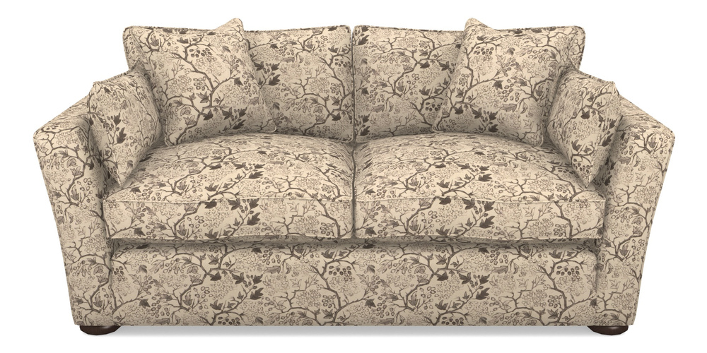 Product photograph of Aldeburgh Sofa Bed 3 Seater Sofa Bed In Rhs Collection - Gertrude Jekyll Linen Cotton Blend - Brown from Sofas and Stuff Limited