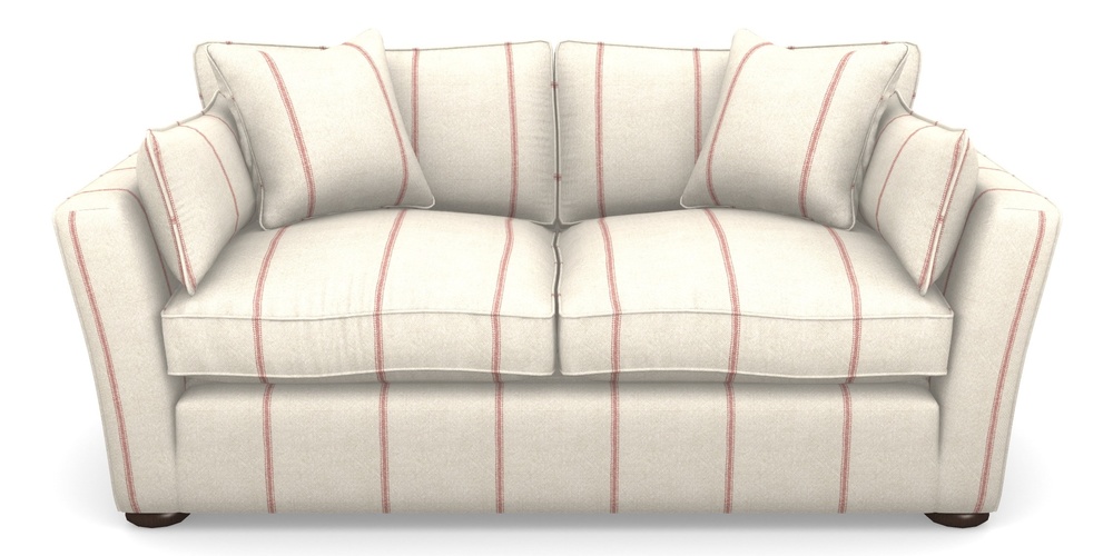 Product photograph of Aldeburgh Sofa Bed 3 Seater Sofa Bed In Grain Sack Stripe - Red from Sofas and Stuff Limited