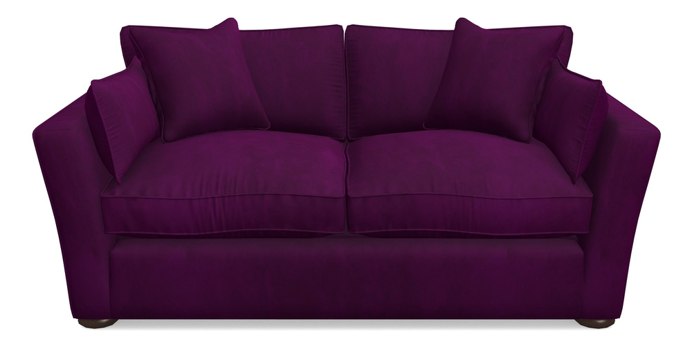 Product photograph of Aldeburgh Sofa Bed 3 Seater Sofa Bed In House Clever Velvet - Aubergine from Sofas and Stuff Limited