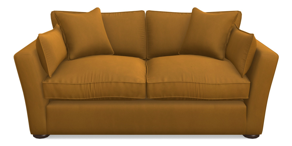 Product photograph of Aldeburgh Sofa Bed 3 Seater Sofa Bed In House Clever Velvet - Ochre from Sofas and Stuff Limited