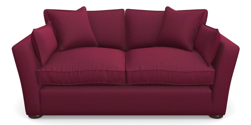 Product photograph of Aldeburgh Sofa Bed 3 Seater Sofa Bed In House Velvet - Claret from Sofas and Stuff Limited