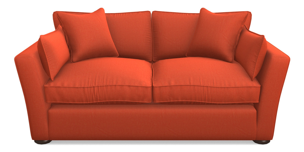 Product photograph of Aldeburgh Sofa Bed 3 Seater Sofa Bed In House Velvet - Terracotta from Sofas and Stuff Limited