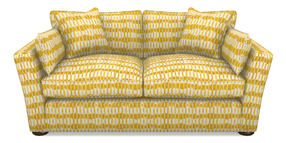 Product photograph of Aldeburgh Sofa Bed 3 Seater Sofa Bed In V A Brompton Collection - Ikat - Corn from Sofas and Stuff Limited