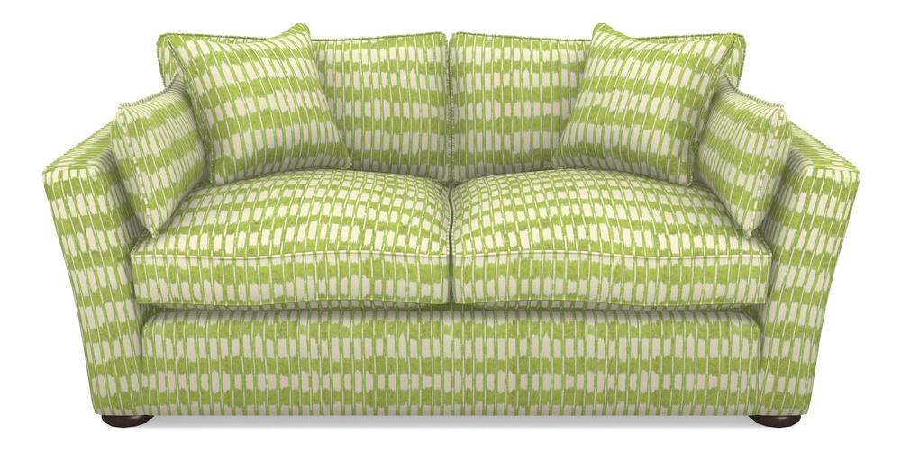 Product photograph of Aldeburgh Sofa Bed 3 Seater Sofa Bed In V A Brompton Collection - Ikat - Lime from Sofas and Stuff Limited