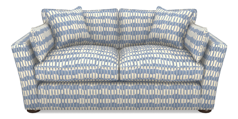 Product photograph of Aldeburgh Sofa Bed 3 Seater Sofa Bed In V A Brompton Collection - Ikat - Morning Blue from Sofas and Stuff Limited