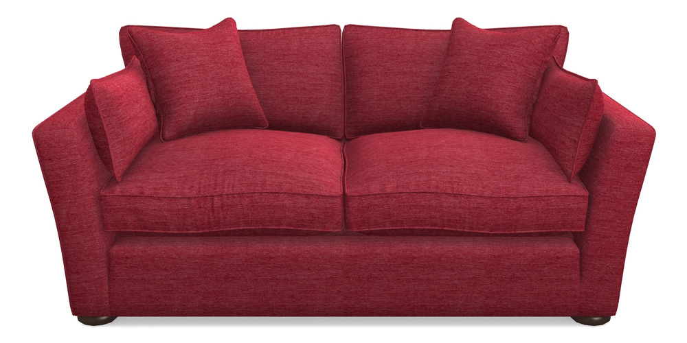 Product photograph of Aldeburgh Sofa Bed 3 Seater Sofa Bed In Textured Velvet - Firebrick from Sofas and Stuff Limited