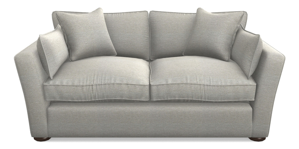 Product photograph of Aldeburgh Sofa Bed 3 Seater Sofa Bed In Textured Velvet - Silver from Sofas and Stuff Limited