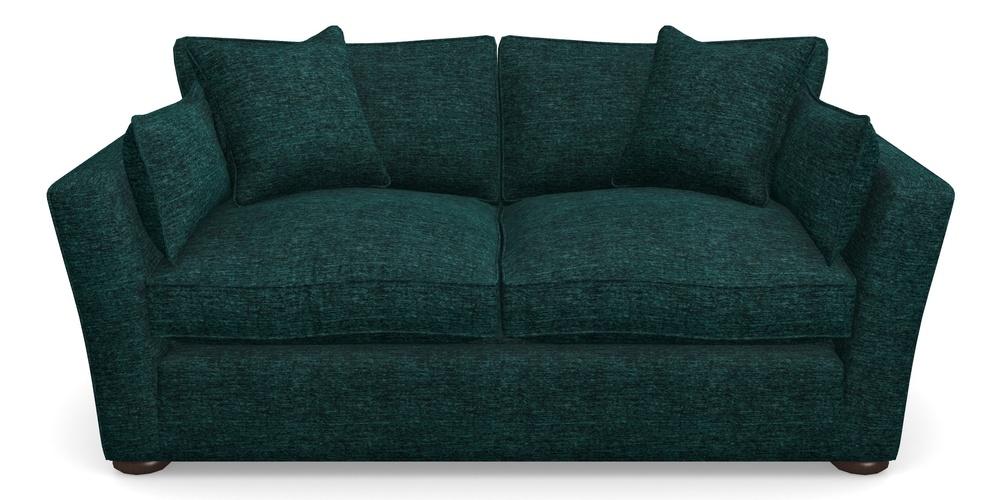 Product photograph of Aldeburgh Sofa Bed 3 Seater Sofa Bed In Textured Velvet - Viridian from Sofas and Stuff Limited