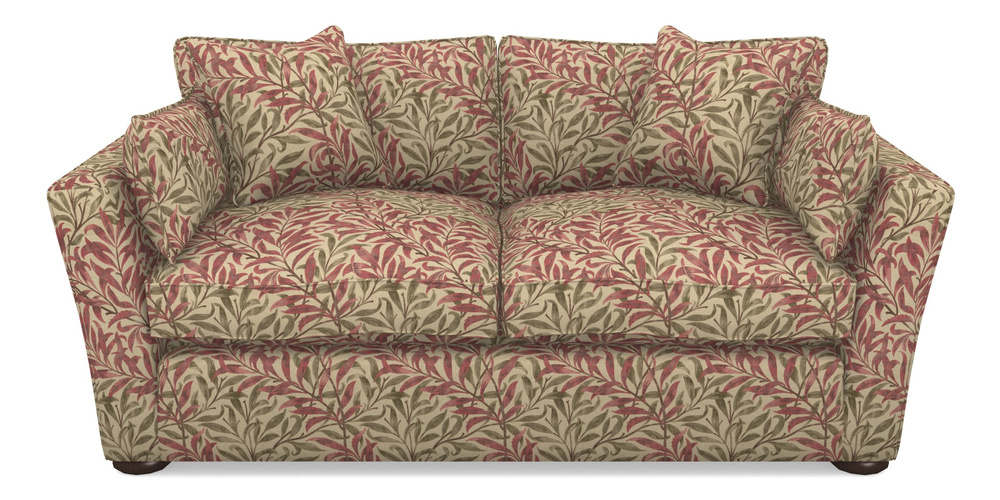 Product photograph of Aldeburgh Sofa Bed 3 Seater Sofa Bed In V A Drawn From Nature - Willow Bough Large - Red from Sofas and Stuff Limited