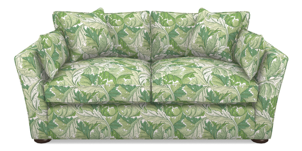 Product photograph of Aldeburgh Sofa Bed 3 Seater Sofa Bed In William Morris Collection - Acanthus - Leaf Green from Sofas and Stuff Limited