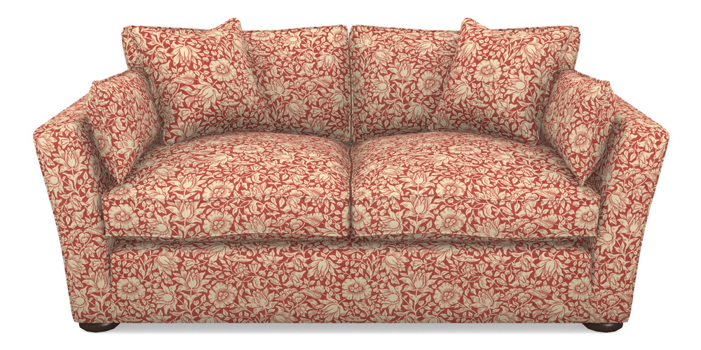 Product photograph of Aldeburgh Sofa Bed 3 Seater Sofa Bed In William Morris Collection - Mallow - Madder from Sofas and Stuff Limited