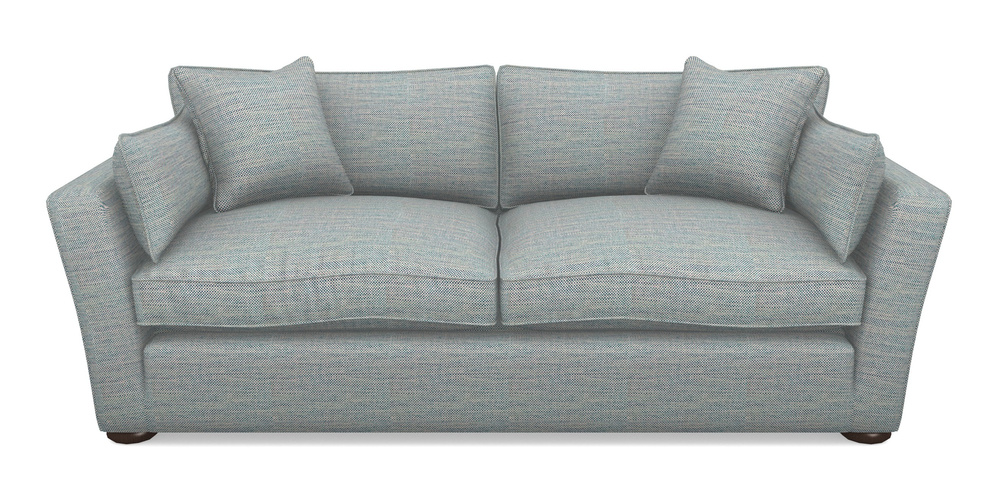 Product photograph of Aldeburgh Sofa Bed 4 Seater Sofa Bed In Basket Weave - Blue from Sofas and Stuff Limited