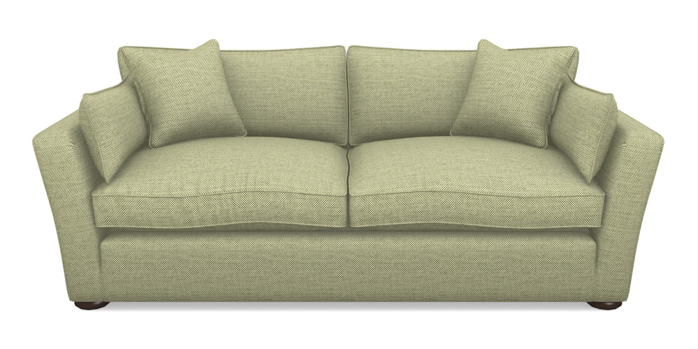 Product photograph of Aldeburgh Sofa Bed 4 Seater Sofa Bed In Basket Weave - Sage from Sofas and Stuff Limited