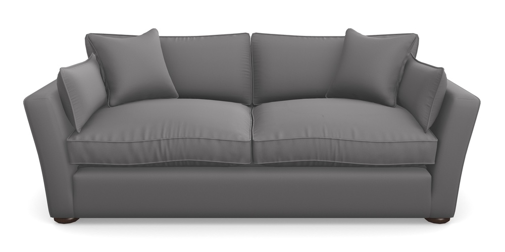 Product photograph of Aldeburgh Sofa Bed 4 Seater Sofa Bed In Clever Glossy Velvet - Shadow from Sofas and Stuff Limited