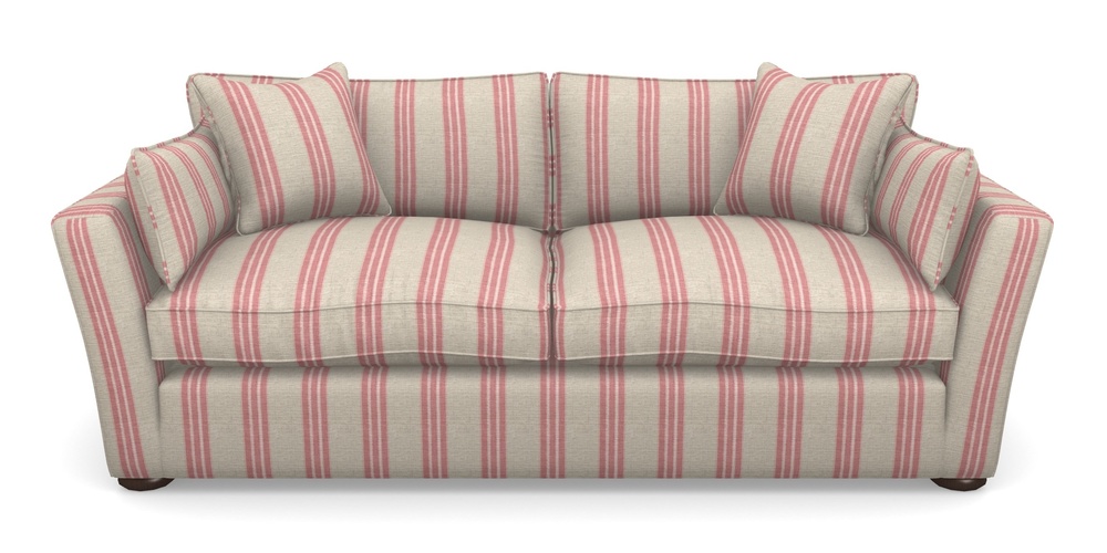 Product photograph of Aldeburgh Sofa Bed 4 Seater Sofa Bed In Cloth 18 Stripes - Bengal - Cranberry from Sofas and Stuff Limited