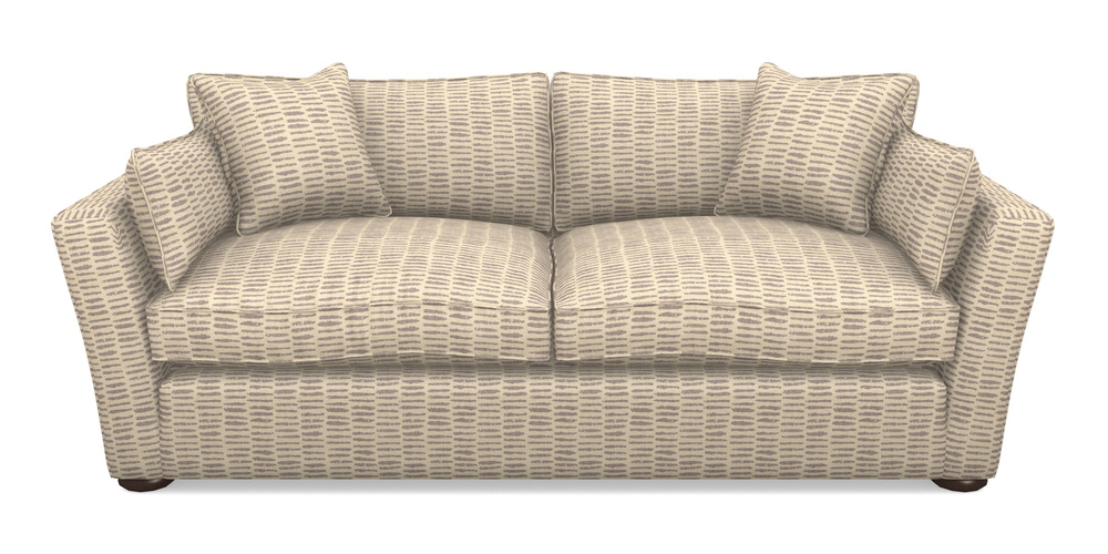 Product photograph of Aldeburgh Sofa Bed 4 Seater Sofa Bed In Cloth 18 - Daub - Berry from Sofas and Stuff Limited