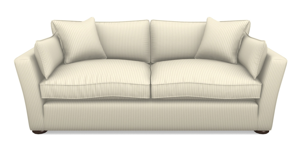 Product photograph of Aldeburgh Sofa Bed 4 Seater Sofa Bed In Cotton Stripe - Grey from Sofas and Stuff Limited