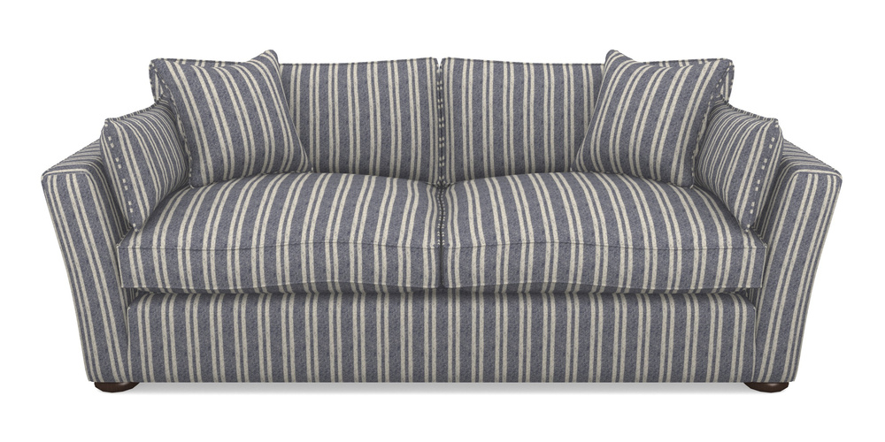 Product photograph of Aldeburgh Sofa Bed 4 Seater Sofa Bed In Cloth 22 - Barcode - Deep Water from Sofas and Stuff Limited