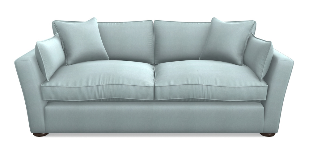 Product photograph of Aldeburgh Sofa Bed 4 Seater Sofa Bed In Clever Tough And Eco Velvet - Mineral from Sofas and Stuff Limited