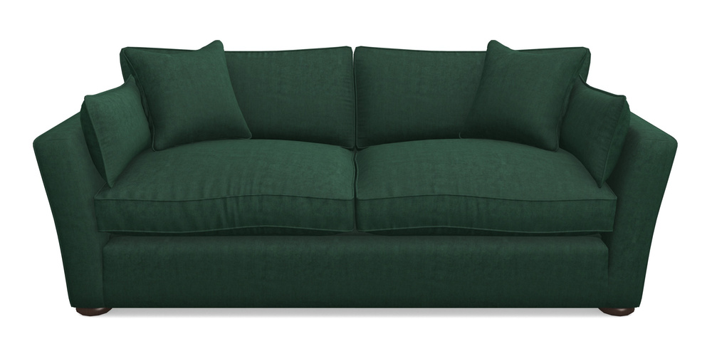 Product photograph of Aldeburgh Sofa Bed 4 Seater Sofa Bed In Clever Tough And Eco Velvet - Pine from Sofas and Stuff Limited