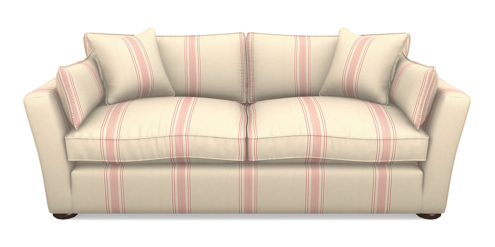 Product photograph of Aldeburgh Sofa Bed 4 Seater Sofa Bed In Cloth 22 - Racing Stripes Cheltenham - Cherry from Sofas and Stuff Limited