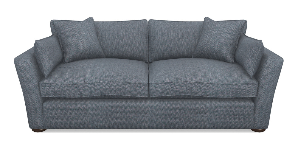 Product photograph of Aldeburgh Sofa Bed 4 Seater Sofa Bed In Dundee Herringbone - Denim from Sofas and Stuff Limited