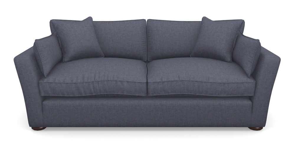 Product photograph of Aldeburgh Sofa Bed 4 Seater Sofa Bed In Easy Clean Plain - Navy from Sofas and Stuff Limited