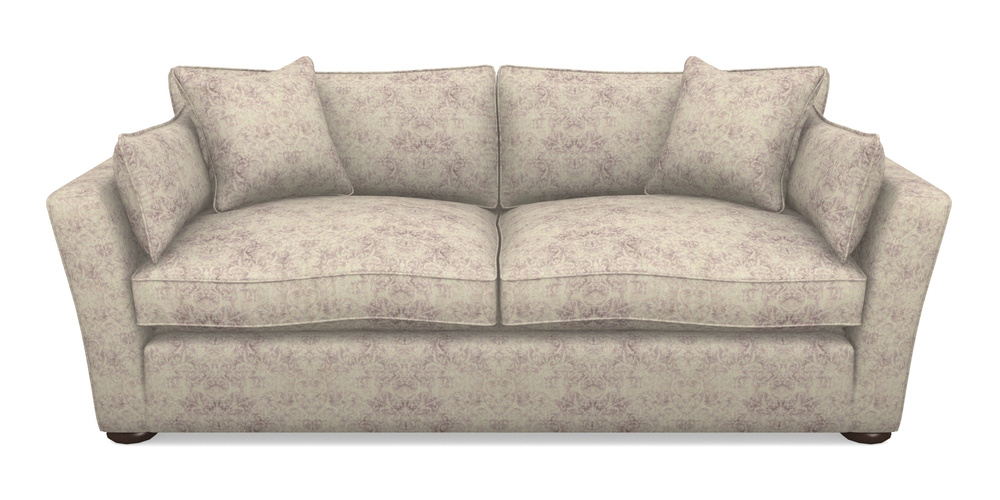 Product photograph of Aldeburgh Sofa Bed 4 Seater Sofa Bed In Grace Linen - Grape from Sofas and Stuff Limited