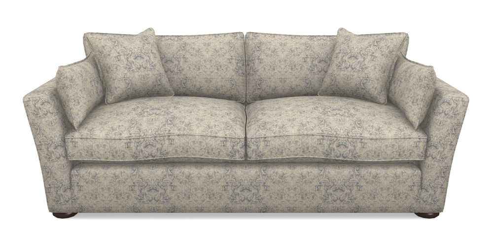 Product photograph of Aldeburgh Sofa Bed 4 Seater Sofa Bed In Grace Linen - Sapphire from Sofas and Stuff Limited