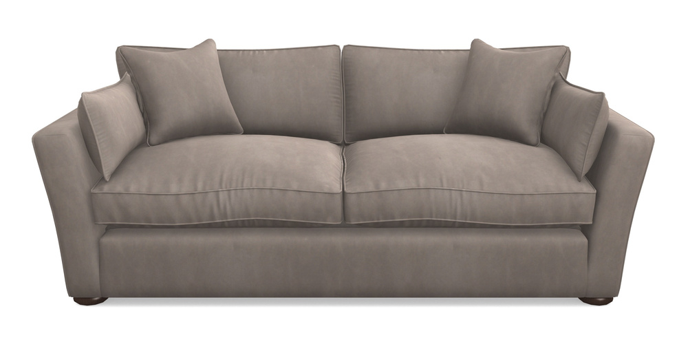 Product photograph of Aldeburgh Sofa Bed 4 Seater Sofa Bed In House Clever Velvet - Cocoa from Sofas and Stuff Limited