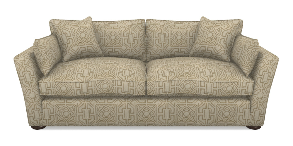 Product photograph of Aldeburgh Sofa Bed 4 Seater Sofa Bed In Rhs Collection - Large Knot Garden Linen - Gold from Sofas and Stuff Limited